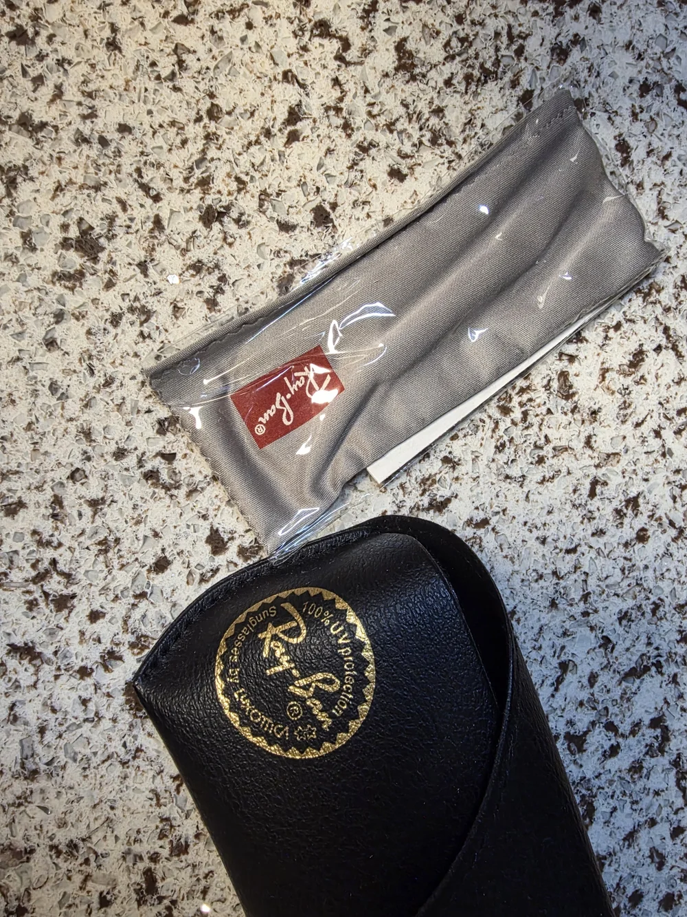 Ray-Ban Leather Sunglasses Case